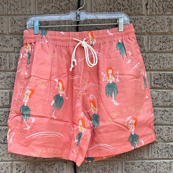 Lifted Anchors Hula Bones Ocean Shorts NWT Small - Picture 1 of 7
